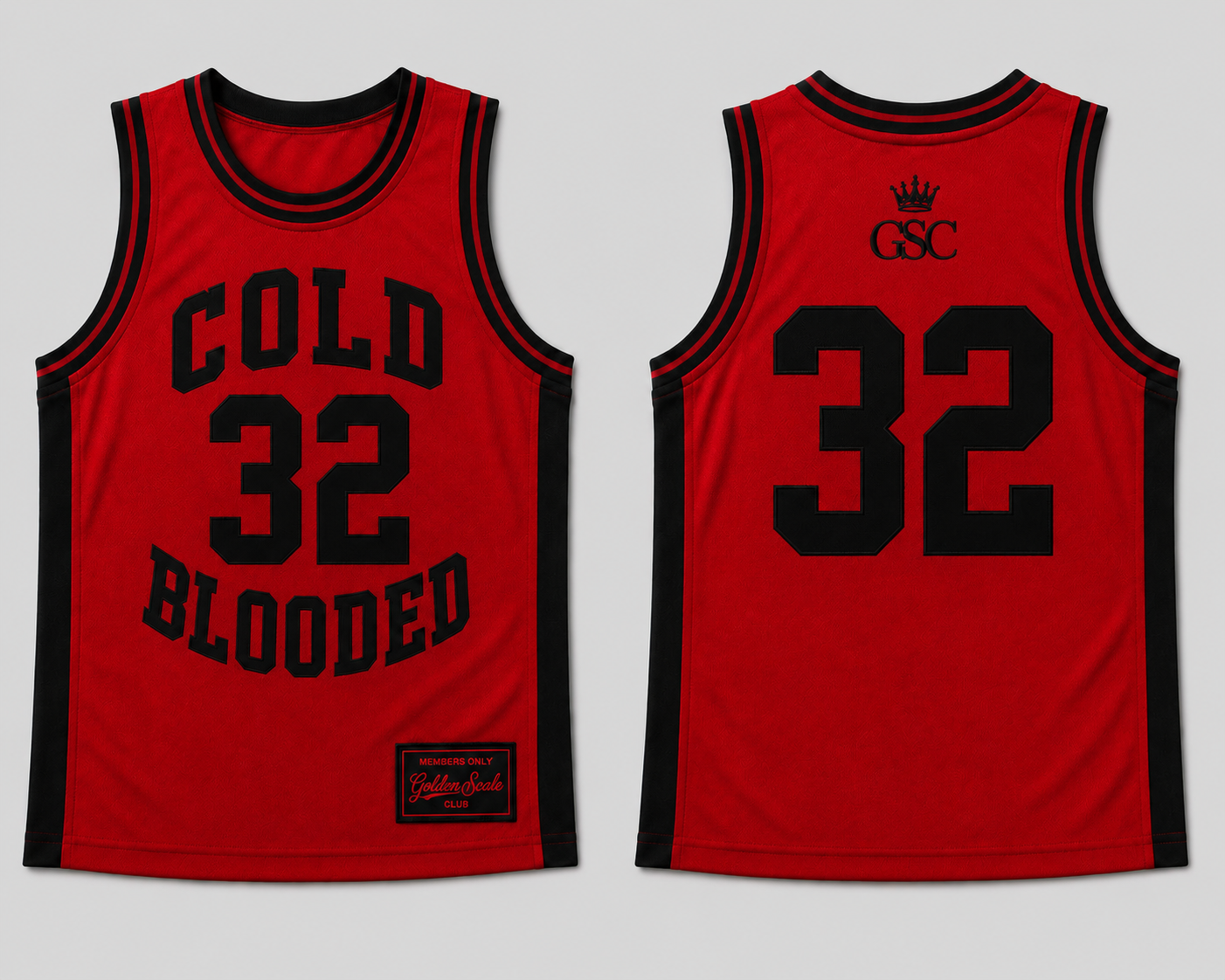 COLD BLOODED 32 Hot Blooded - Flat Lay Front & Back