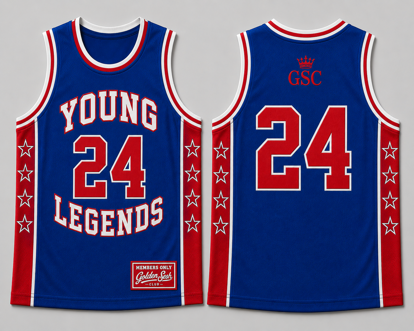 YOUNG LEGENDS 24 All Star - Flat Lay Front & Back