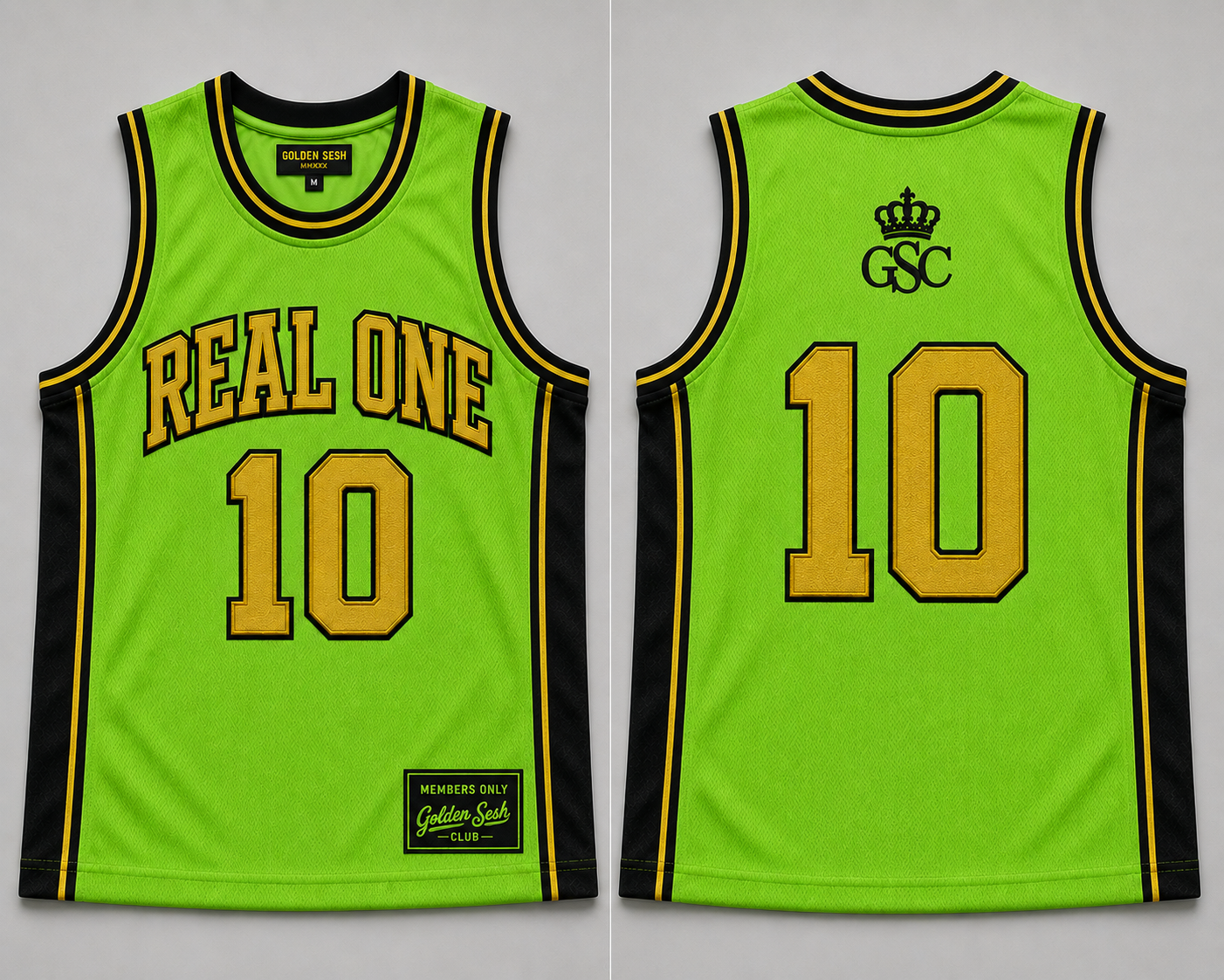 REAL ONE 10 Neon Dreams - Flat Lay Front & Back