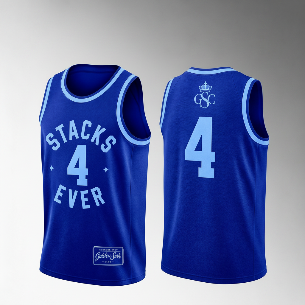 Stacks 4 Ever Jersey - Front and Back Flat