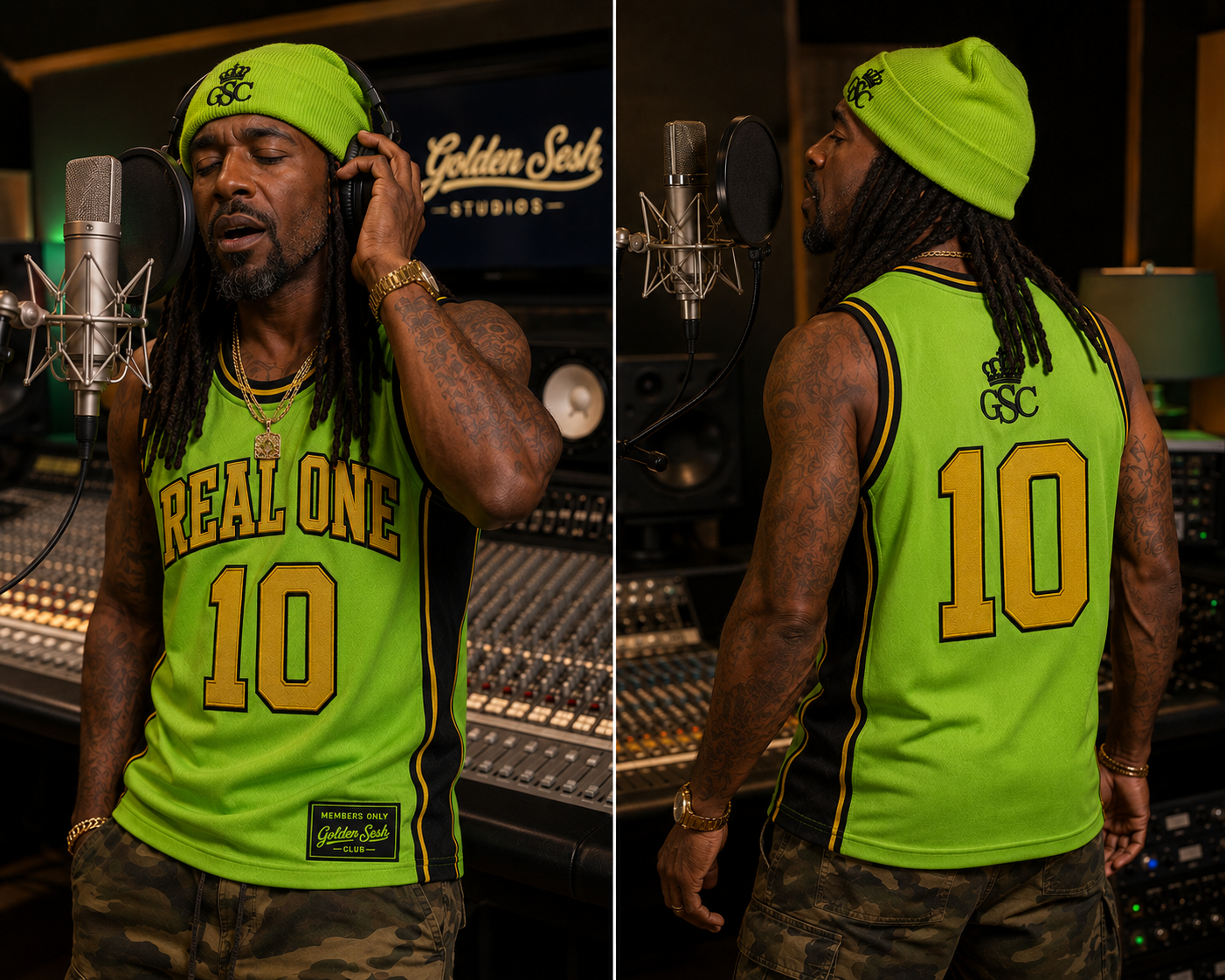 REAL ONE 10 Neon Dreams - Model Front & Back