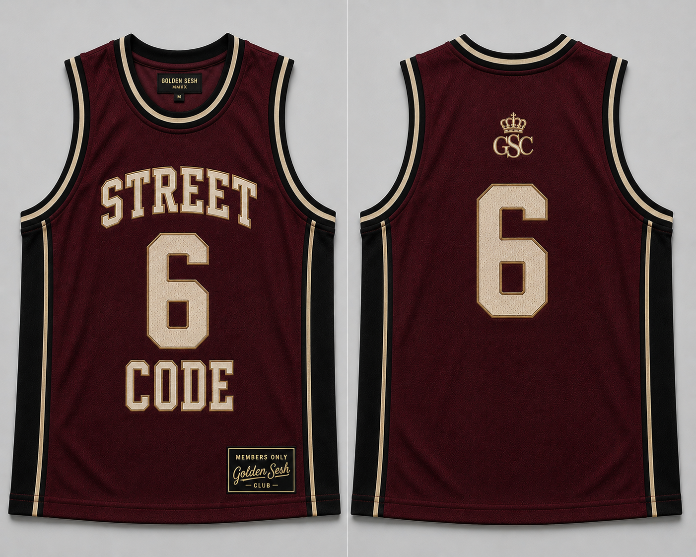 STREET CODE 6 Wine & Wisdom - Flat Lay Front & Back