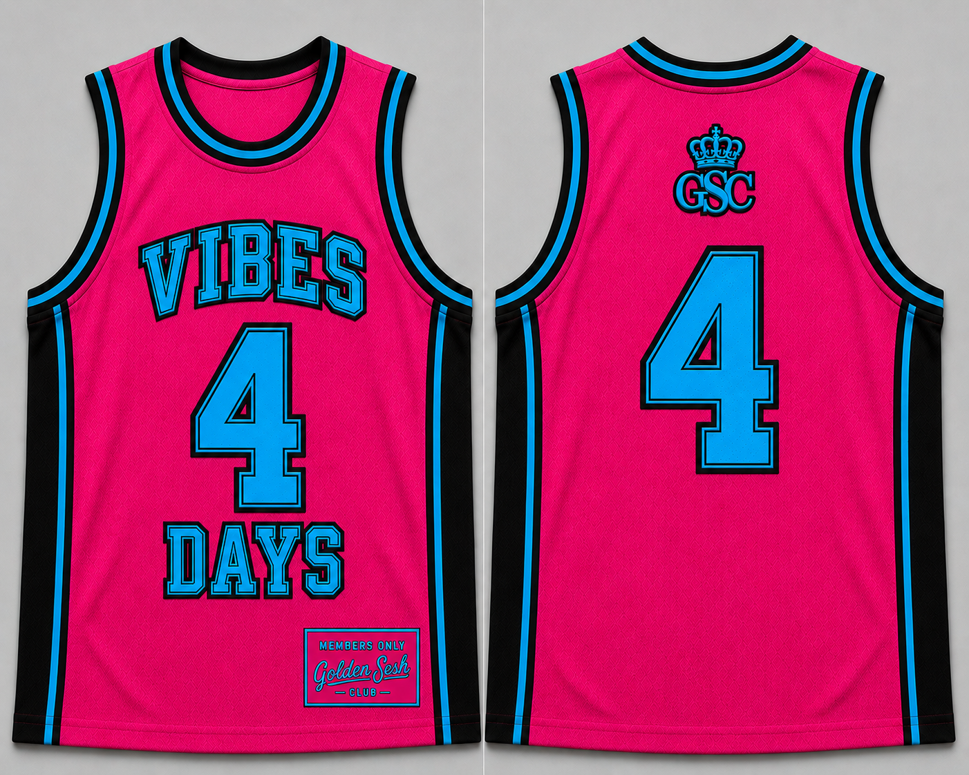 VIBES 4 DAYS Miami Nights - Flat lay front and back