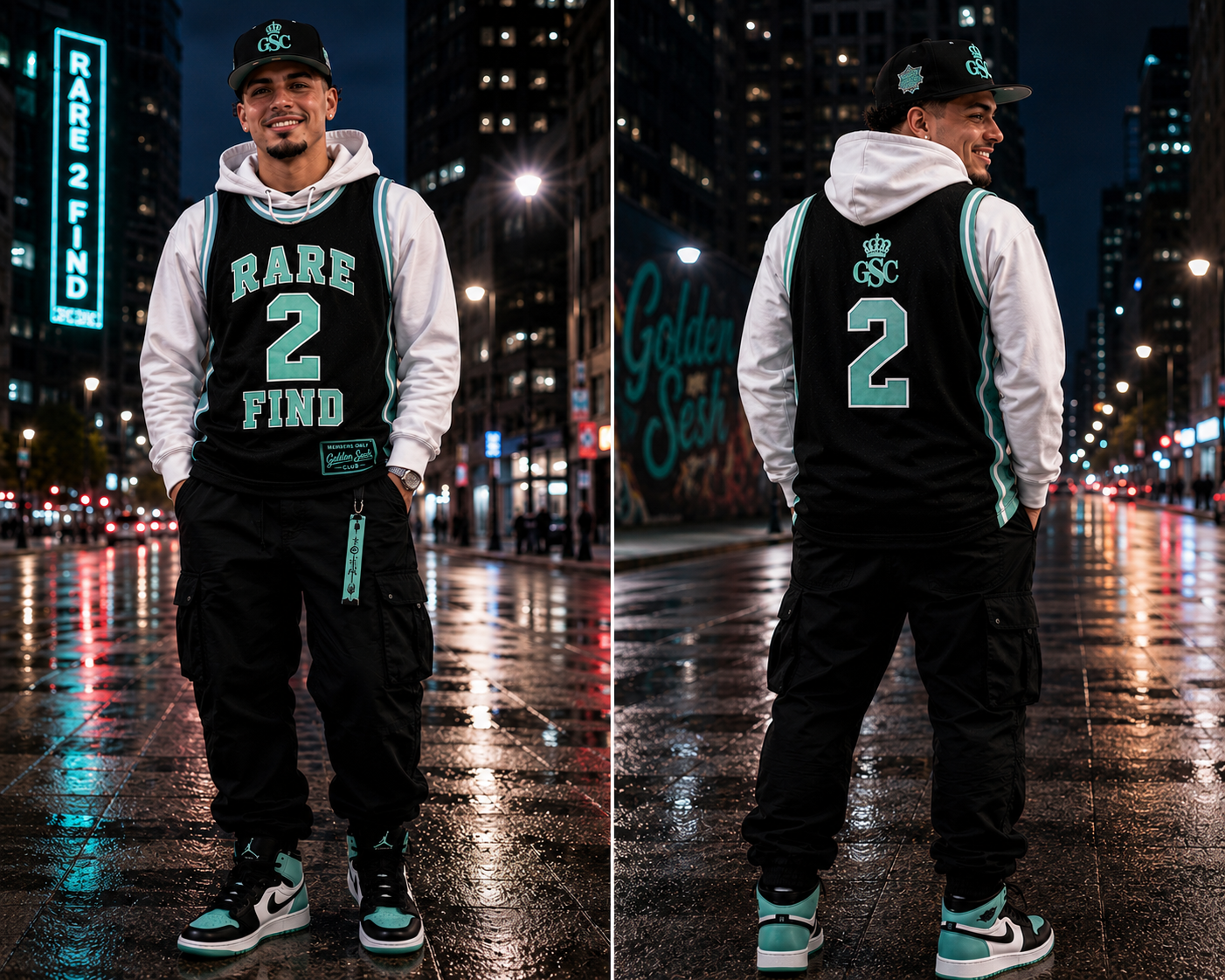 RARE 2 FIND Jersey - Front and Back Model Shot